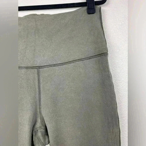 Lululemon Women's 10 Wunder Lounge Super High-Rise Tight 28" Green Soft Pants - Picture 7 of 14